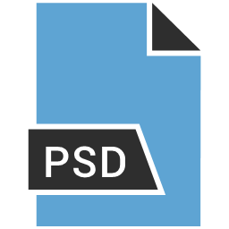 Format photoshop psd icon