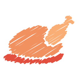 fried meat roast roasted scribble turkey