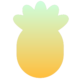 fruit pineapple sweet tropical