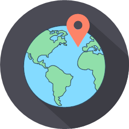 globe location world