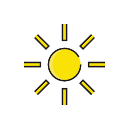 heat meteorology sign sun weather