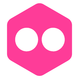 hexagon logo media polygon social