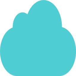 icloud logo network social flat