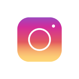instagram logo label logo flat