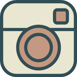 instagram logo network social colored