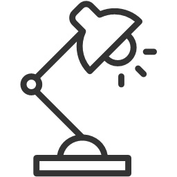 Lamp icon and Lamp logo