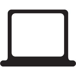 laptop monitor pc screen outline