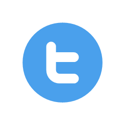 letter t logo twitter logo flat