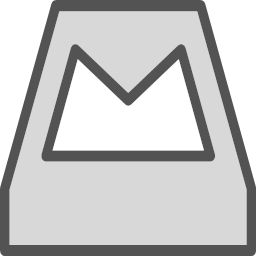 logo mailbox network social filled