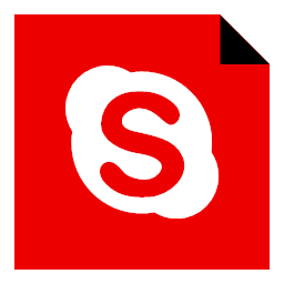 logo media skype social