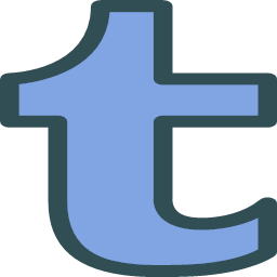 Logo network social tumblr colored icon
