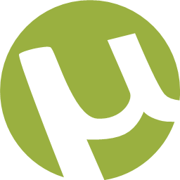 logo network social utorrent flat
