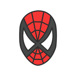 marvel spider man super hero colored