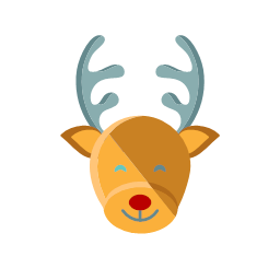 merry nose red reindeer rudolph