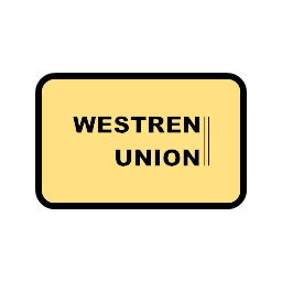 Payment online transaction payment method union westren line icon