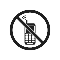 phone prevention prohibiting sign prohibition prohibition