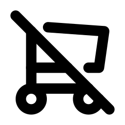 shopping cart off