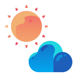 sunny cloudy cloud weather forecast