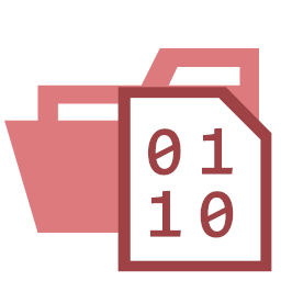 Vscode  type binary opened icon